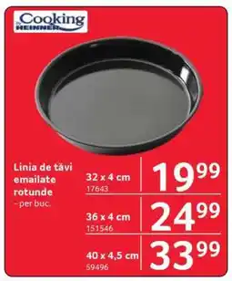 Selgros Linia de tăvi emailate rotunde Ofertă
