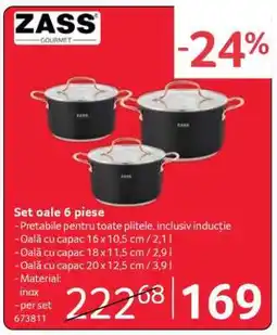 Selgros Set oale 6 piese Ofertă