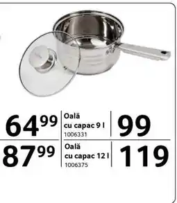 Selgros Oală cu capac 9 l Ofertă