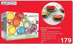Selgros Serviciu de masă Aquarelle, 18 piese Ofertă