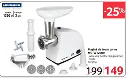 Selgros Mașină de tocat carne MG-W1200R Ofertă