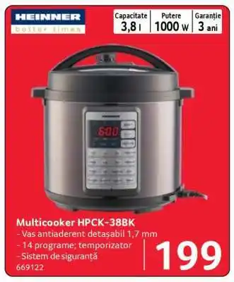 Selgros Multicooker HPCK-38BK Ofertă