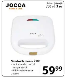 Selgros Sandwich maker 2183 Ofertă