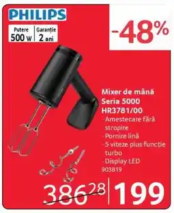 Selgros Mixer de mână Seria 5000 HR3781/00 Ofertă