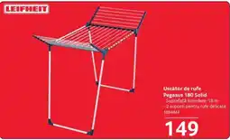 Selgros Uscător de rufe Pegasus 180 Solid Ofertă