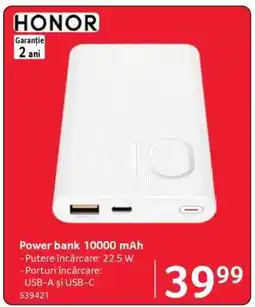 Selgros Power bank 10000 MAH Ofertă