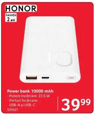 Selgros Power bank 10000 MAH Ofertă