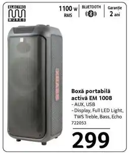 Selgros Boxă portabilă activă EM 1008 Ofertă