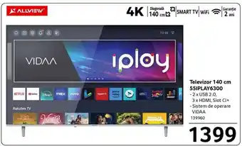 Selgros Televizor 140 cm 55iPLAY6300 Ofertă