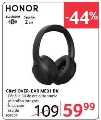 Selgros Căști OVER-EAR ME01 BK Ofertă