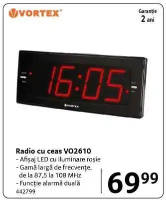 Selgros Radio cu ceas VO2610 Ofertă