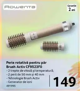 Selgros Perie rotativă pentru păr Brush Activ CF9523F0 Ofertă