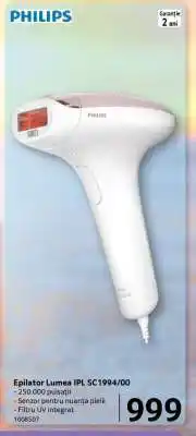Selgros Epilator Lumea IPL SC1994/00 Ofertă