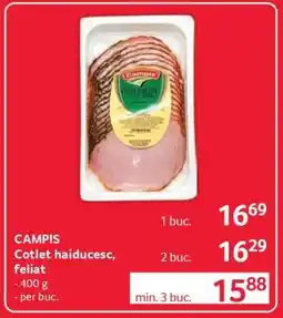 Selgros CAMPIS Cotlet haiducesc feliat Ofertă