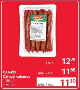 Selgros CAMPIS Cârnați cabanos Ofertă