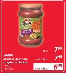 Selgros MANDY Zacuscă de vinete coapte pe flacără Ofertă