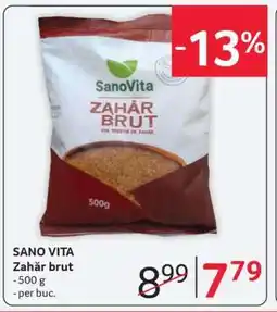 Selgros SANO VITA Zahăr brut Ofertă