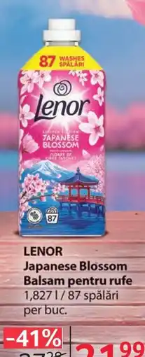Selgros LENOR Japanese Blossom Balsam pentru rufe Ofertă