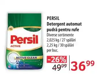 Selgros PERSIL DETERGENT AUTOMAT PUDRĂ PENTRU RUFE Ofertă