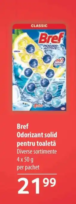 Selgros Bref Odorizant solid pentru toaletă Ofertă