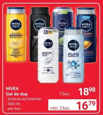 Selgros NIVEA Gel de duş Ofertă