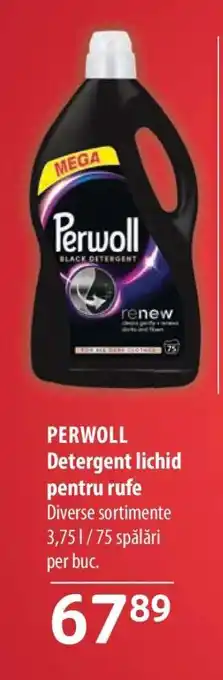 Selgros PERWOLL Detergent lichid pentru rufe Ofertă