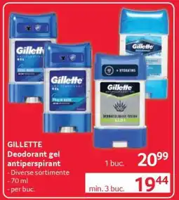 Selgros GILLETTE Deodorant gel antiperspirant Ofertă
