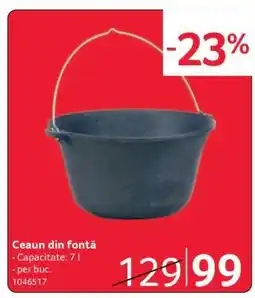 Selgros Ceaun din fontă Ofertă