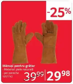 Selgros Mănuși pentru grătar Ofertă