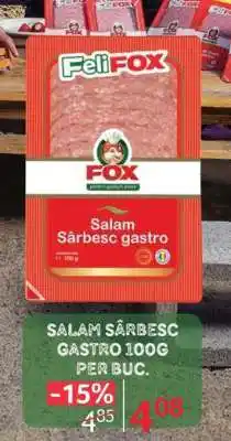 Selgros Salam Sărbesc Gastro 100g Ofertă