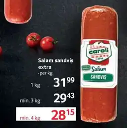 Selgros Salam sandviș extra Ofertă