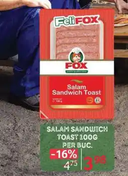 Selgros Salam Sandwich Toast 100g Ofertă