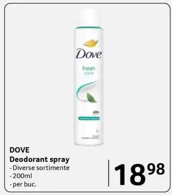 Selgros DOVE Deodorant spray Ofertă