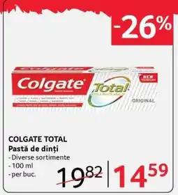 Selgros COLGATE TOTAL Ofertă