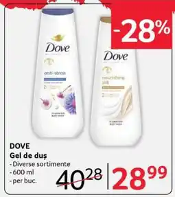 Selgros DOVE Gel de duș Ofertă