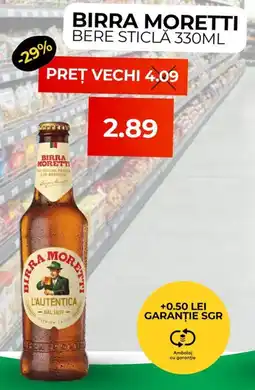 Simos Birra moretti bere sticlă Ofertă