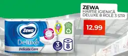 Simos Zewa hârtie igienică deluxe 8 role 3 str Ofertă