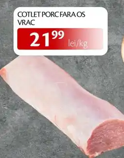 Unicarm Cotlet porc fara os vrac Ofertă