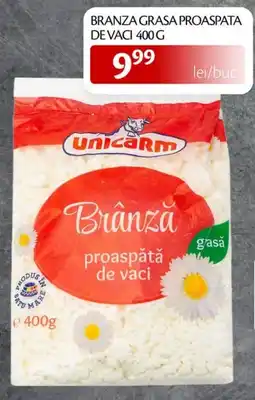 Unicarm Branza grasa proaspata de vaci Ofertă