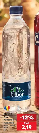 Kaufland BILBOR Apă minerală naturală Ofertă