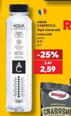 Kaufland AQUA CARPATICA Apă minerală naturală Ofertă