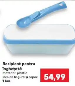 Kaufland Recipient pentru înghețată Ofertă