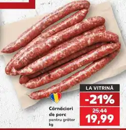 Kaufland Cârnațiori de porc pentru grătar Ofertă