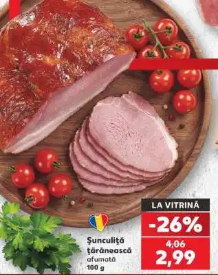 Kaufland Şunculiţă ţărănească afumată Ofertă