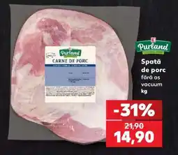 Kaufland Spată de porc fără os vacuum Ofertă