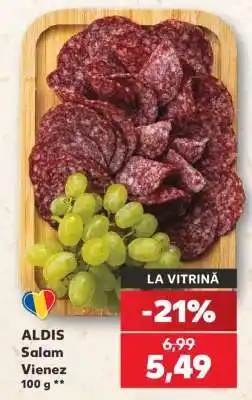 Kaufland ALDIS Salam vienez Ofertă