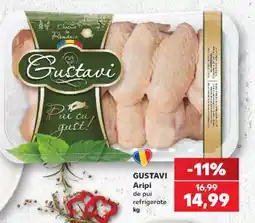 Kaufland GUSTAVI Aripi de pui refrigerate kg Ofertă