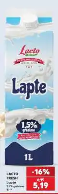 Kaufland LACTO FRESH Lapte Ofertă