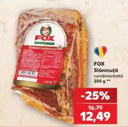 Kaufland FOX Slăninuță condimentată 250 g Ofertă