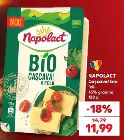 Kaufland NAPOLACT Cașcaval bio felii Ofertă